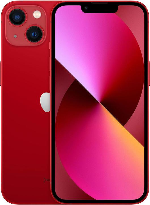 Image du produit Re!commerce iPhone 13 (128 Go, Rouge, Red, 6.10", 12 Mpx, SIM + eSIM, A / Comme neuf)