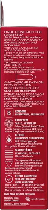 Produktbild Durex Gef??hlsecht Slim Fit (8 Stk.)
