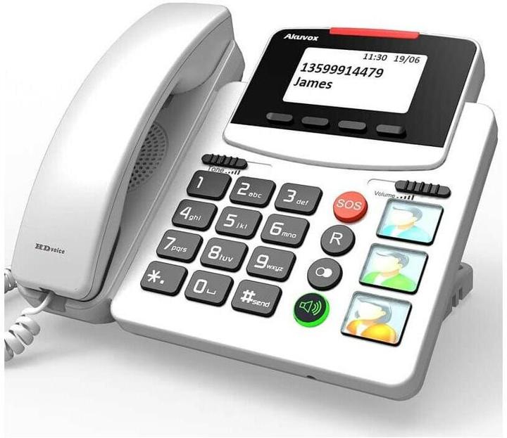 Actual product image Akuvox R15P Large-button SIP phone without SOS transmitter