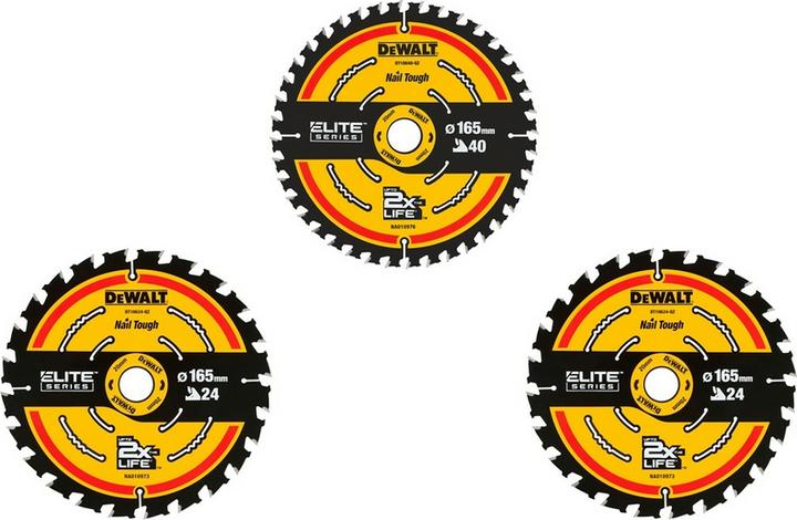 Actual product image DeWalt Circular saw blade set DT10397