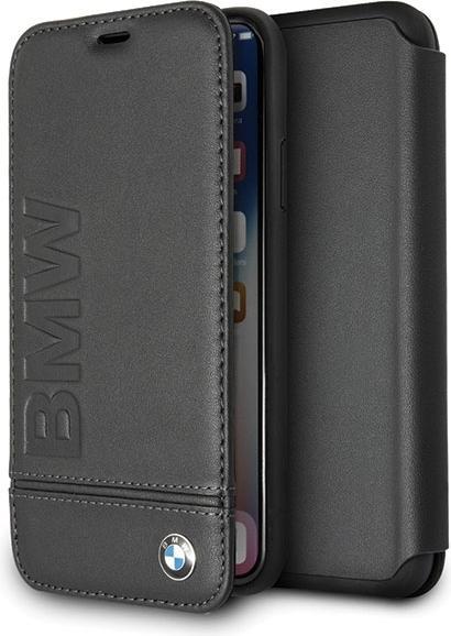 BMW Custodia a libro in pelle Signature Logo Series (Apple iPhone X, Apple iPhone XS)