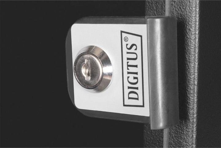 Actual product image Digitus 19" 7U wall-mounted housing, SOHO PRO 370 x 540 x 400 mm, black (7 RU, 19 inch rack)
