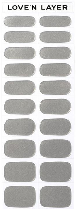 Immagine prodotto Love'n Layer - Acciaio lucido metallizzato (Acciaio lucido metallizzato, Smalto per unghie effetto gel)