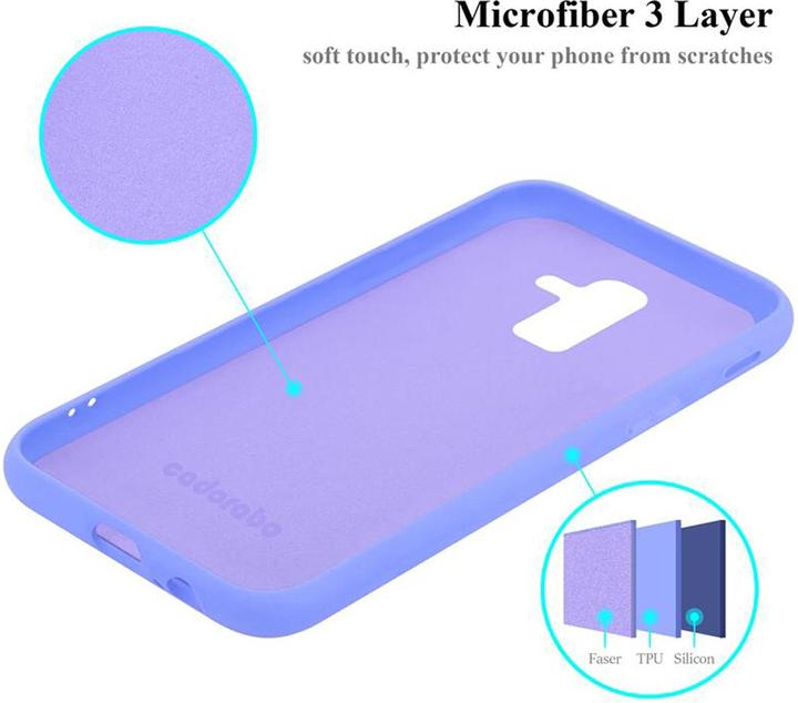 Productafbeelding Cadorabo TPU Liquid Silicone Case Cover (Samsung Galaxy J8 (2018))