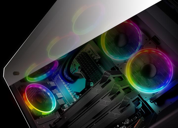 Immagine prodotto Compucase Cougar Puritas RGB - Tower - ATX - senza alimentatore (ATX, mATX, Mini-ITX)