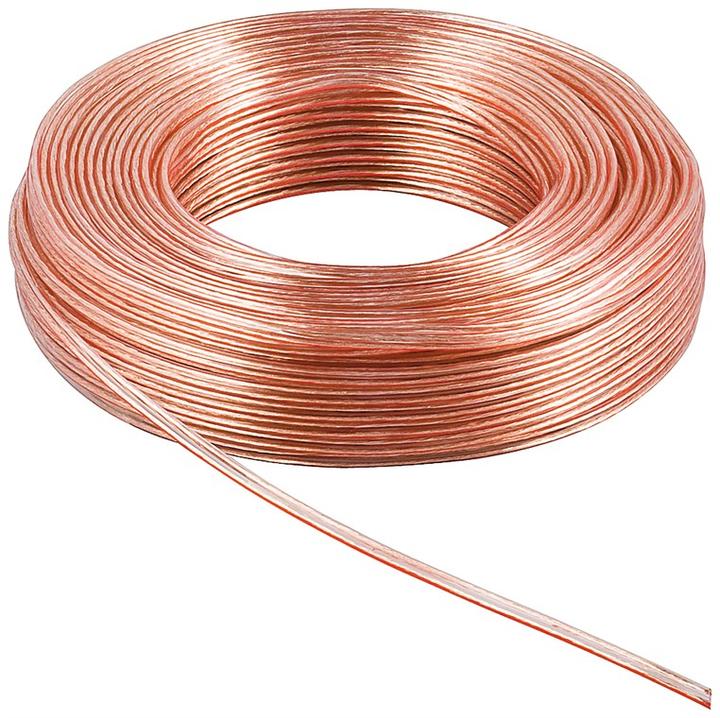 Produktbild Goobay Lautsprecherkabel Transparent CU (100 m, 0.50 mm²)