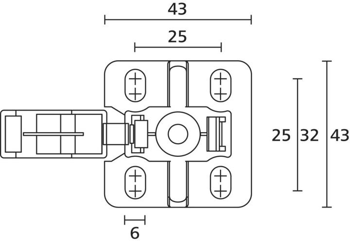 Produktbild HellermannTyton Schlauchhalter Schraubbarer IWS Wellrohrhalter für Wellrohre, NW 17 (Kabeldurchlass, 4.30 cm)