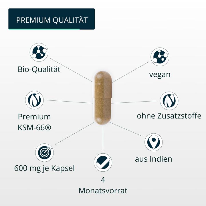 Actual product image Brandl Organic KSM 66® Ashwagandha Extract (1 Piece, Capsules, 85 g)