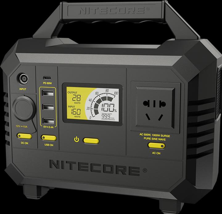 Actual product image Nitecore NES500 tragbares Stromaggregat fÃ¼r draussen (518 Wh)
