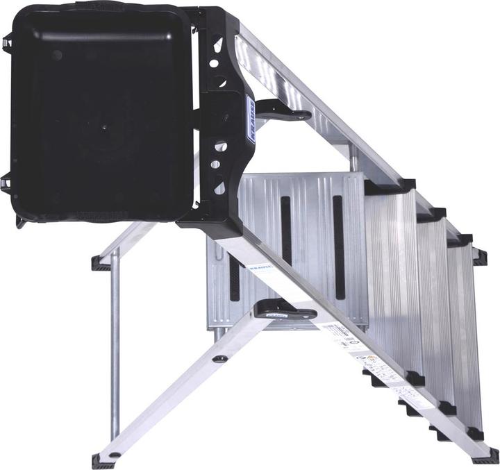 Image du produit Krause Escabeau en aluminium (Échelle deux plans, 160 cm)