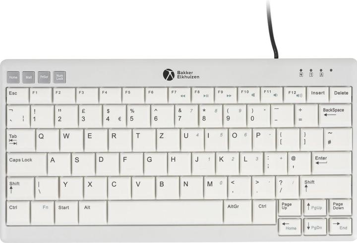 Produktbild Bakker Elkhuizen BNEU950V2DE BAKKER Ultraboard 950 V2 Tastatur DE mit Kabel QWERTZ (DE, Kabelgebunden)