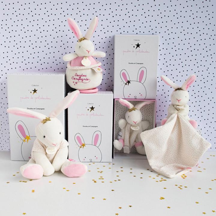 Actual product image Doudou et Compagnie Music music box bunny star