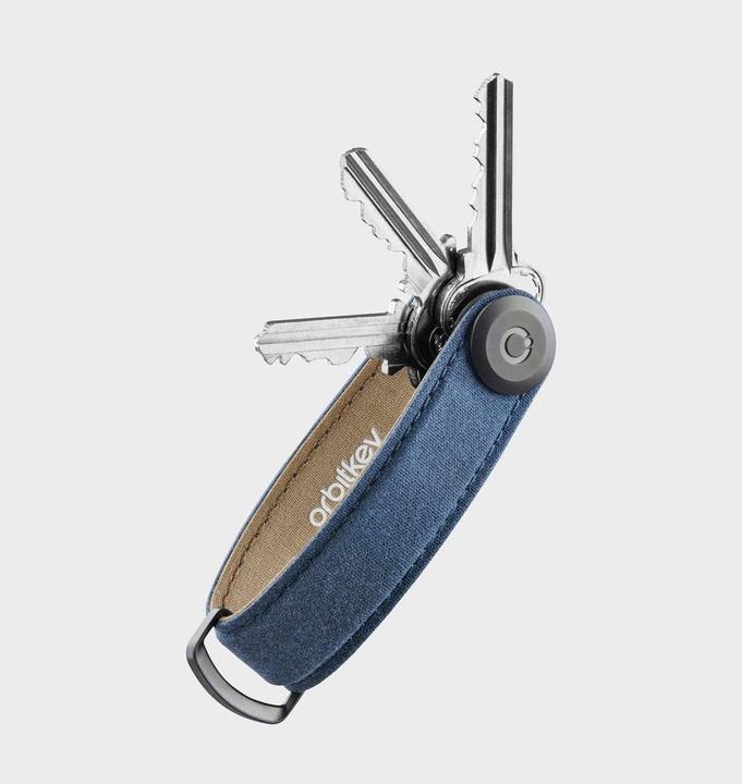 Image du produit Orbitkey Porte-clés en toile cirée - Bleu marine