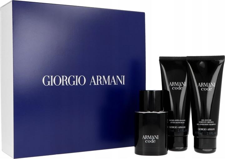 Giorgio Armani Code (Set soin de la barbe, Set parfum, Set soin capillaire)