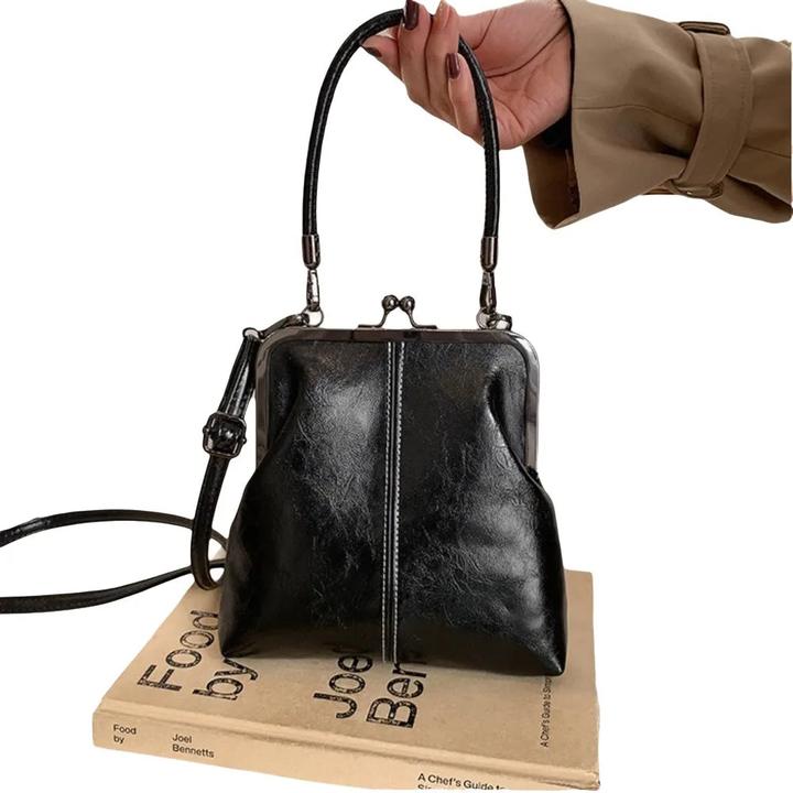 Actual product image Only-Bags.Store Elegante Schloss Umhängetasche Kapazität Retro