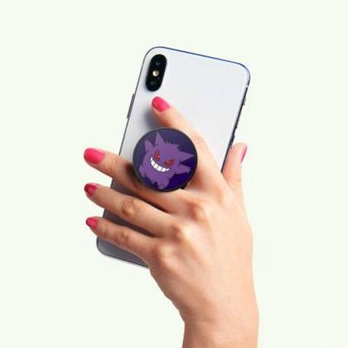 Actual product image PopSockets PopGrip Premium Enamel Glow In the Dark Gengar