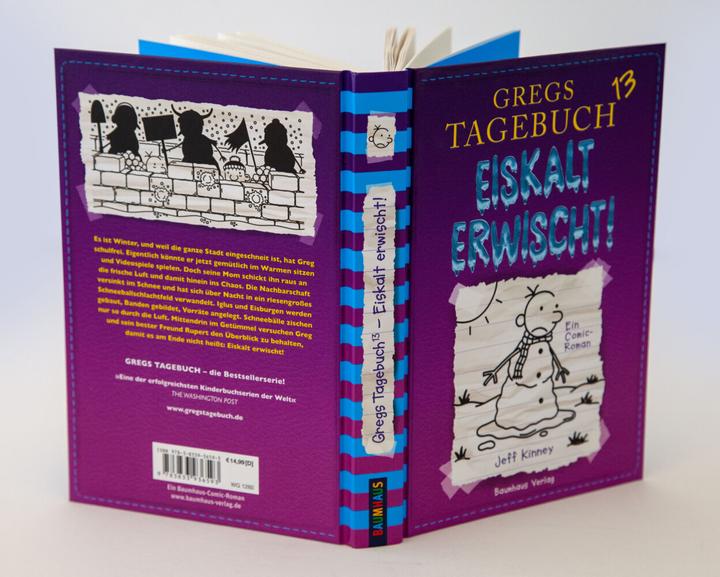 Productafbeelding Gregs Tagebuch 13 - Eiskalt erwischt (Duits, Jeff Kinney, 2018)