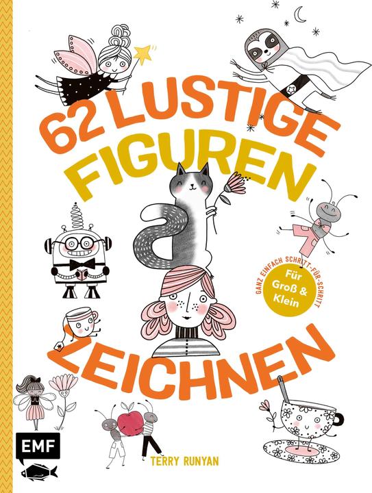 Produktbild 62 lustige Figuren zeichnen – Für Gross und Klein!