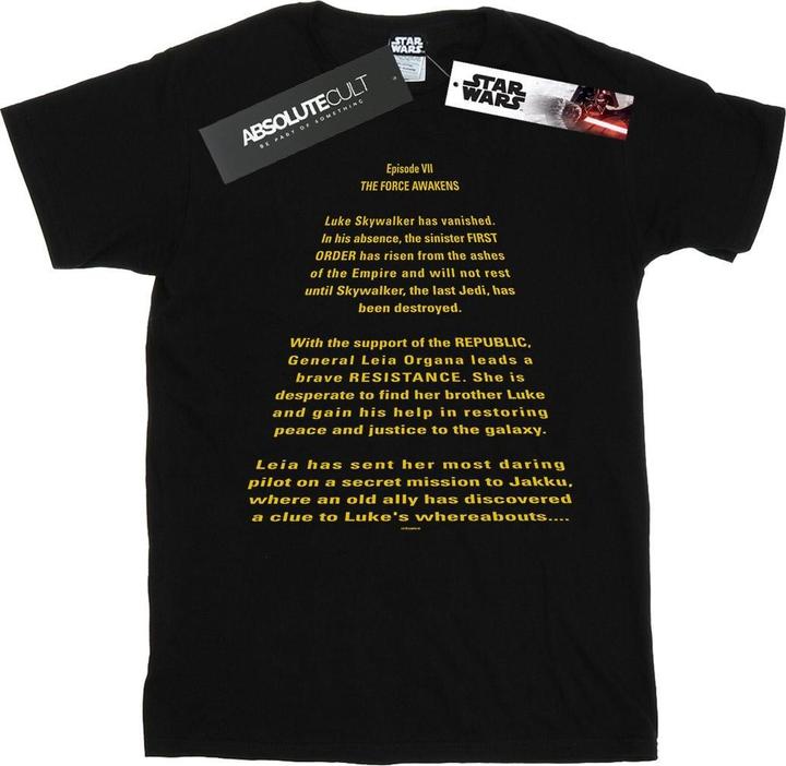 Star Wars The Force Awakens Opening Crawl TShirt (M)