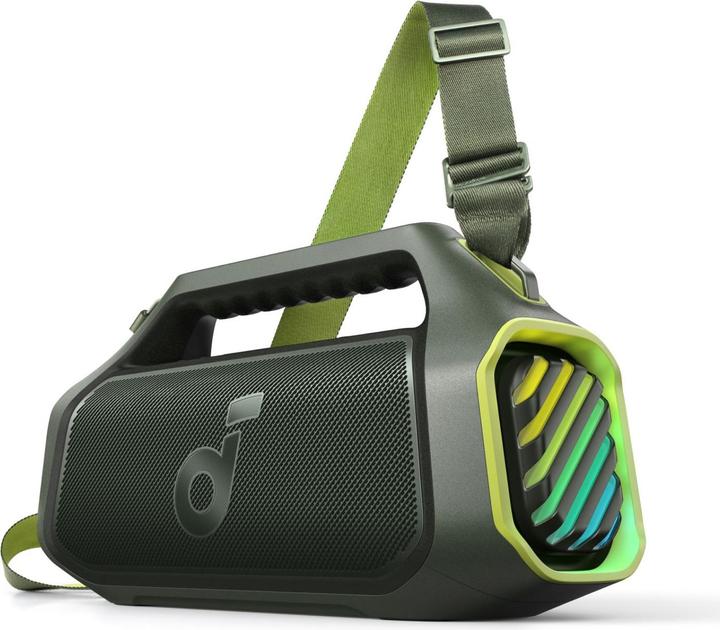 soundcore Głośnik bezprzewodowy Boom 2 Plus 140W Zielony (20 h, Battery operated)