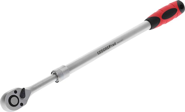 Actual product image Gedore Red red R60010027 2K telescopic ratchet left/right 1/2" 460-600 mm (1/2")