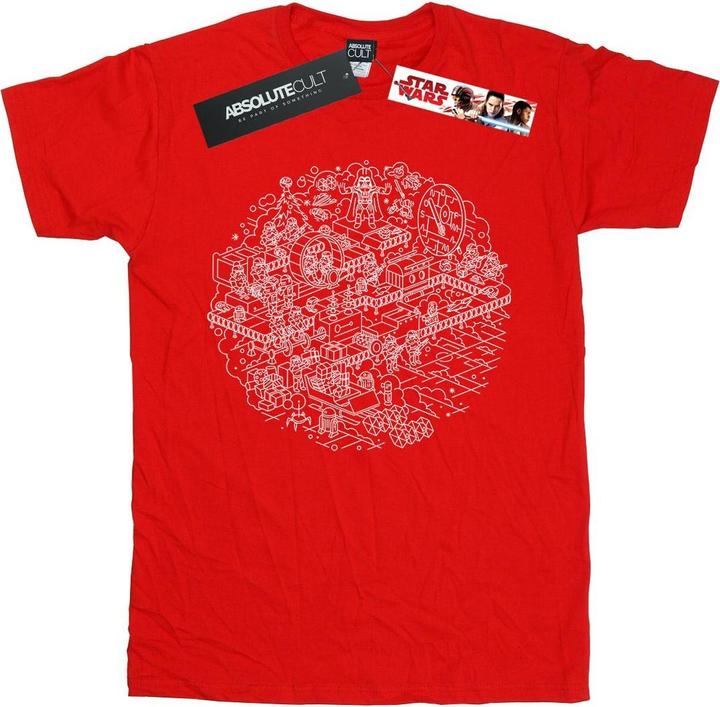 Star Wars Christmas Death Star TShirt (L)