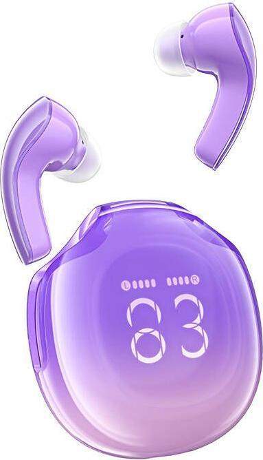Immagine prodotto Acefast Auricolari TWS T9, Bluetooth 5.3, IPX4 (viola) (ANC, 6.50 h, Senza fili)