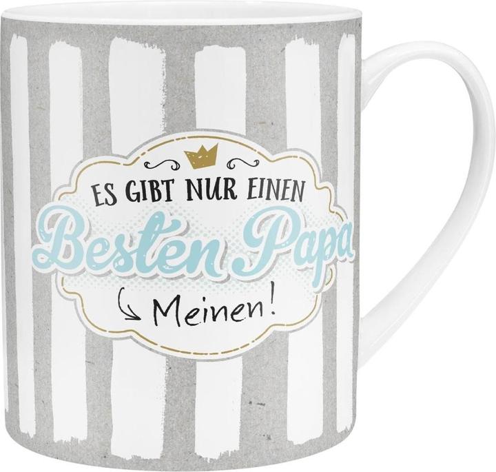 Image du produit Sheepworld Tasse à café Meilleur papa 600 ml, 1 pièce, gris clair/blanc (600 ml, 1 x)