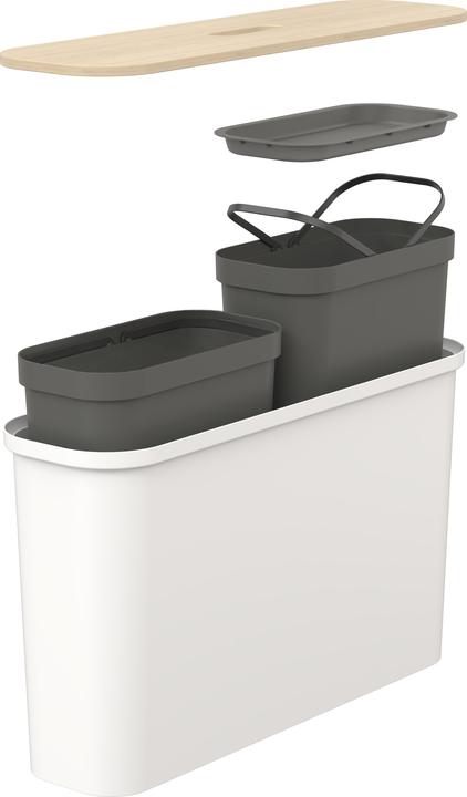 Orthex Collect Slim 46 L sorting set, white (46 l)