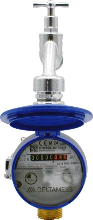 Magni Deltamess tap meter TKS T90 smart M G 3/4 AGx110mm, Q3 2.5 cbm/h