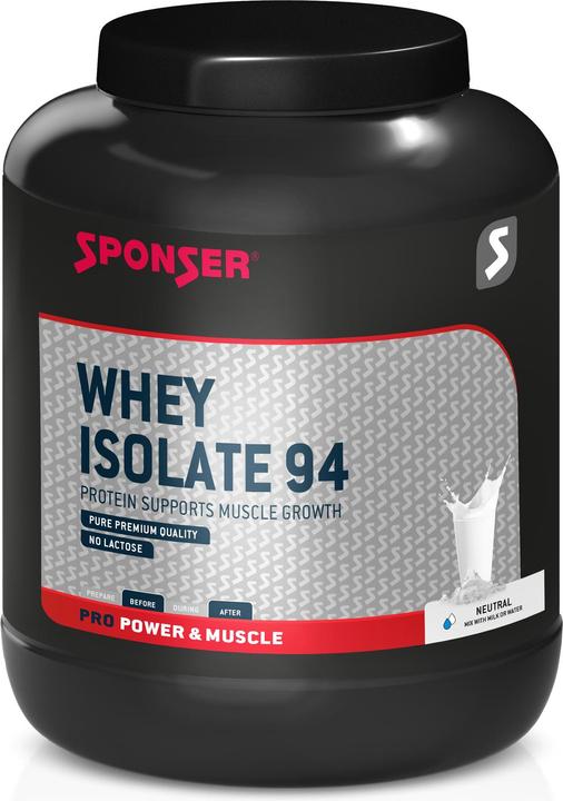 Actual product image Sponser Whey Isolat 94 CFM (Neutral, 1 pcs., 1500 g)