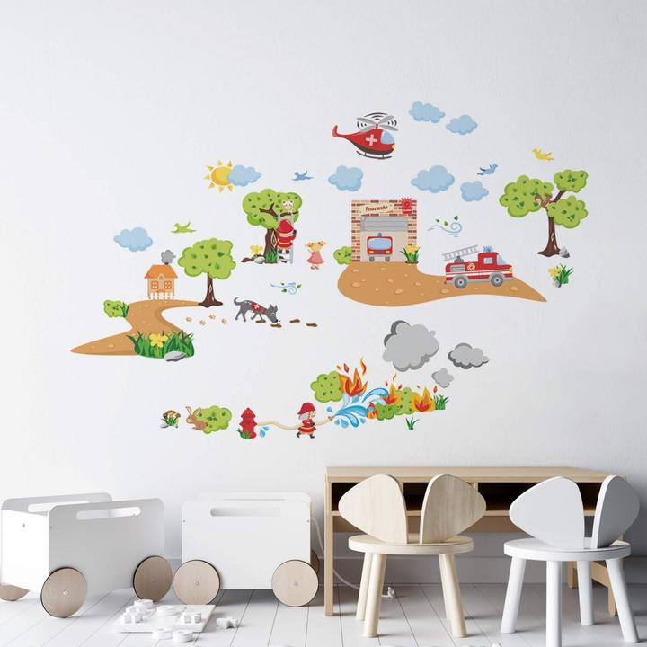 Produktbild Trenddeko Feuerwehr Set (60 x 40 cm)