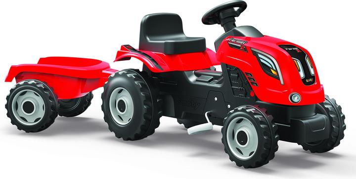 Produktbild Smoby Traktor mit Anhänger-rot