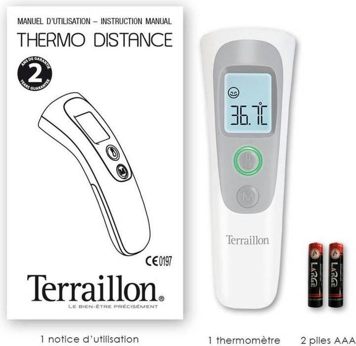 Image du produit Terraillon distance thermique (Sans contact, Front)