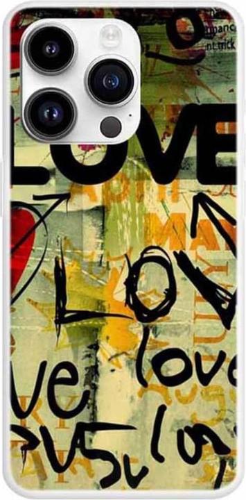 Immagine prodotto Cover-Discount iPhone 15 Pro Max - Custodia ultra sottile in silicone Love (Apple iPhone 15 Pro Max)