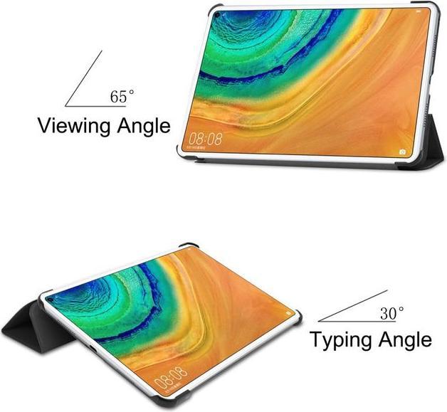 Actual product image Enkay Leather Smart Case triple foldable (MatePad Pro)
