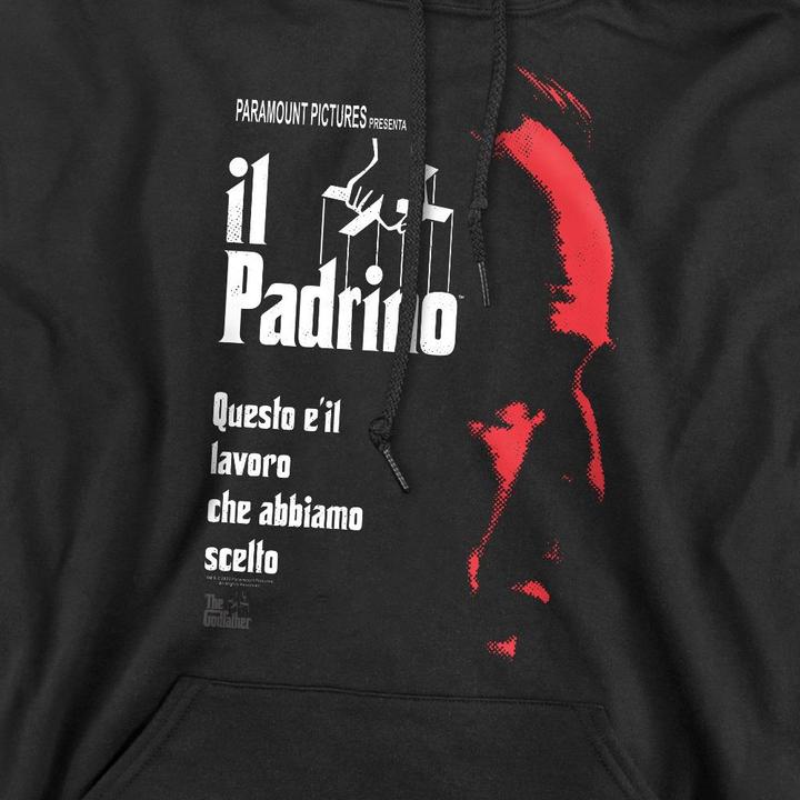 Immagine prodotto The Godfather Italian Profile Felpa con Cappuccio Uomo (XXL)