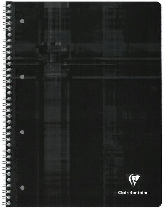 Image du produit Clairefontaine Carnet de notes du collège (A4+, Quadrillé, Couverture rigide)