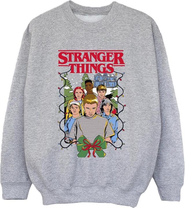 Netflix Stranger Things Christmas Poster Sweatshirt Jungen