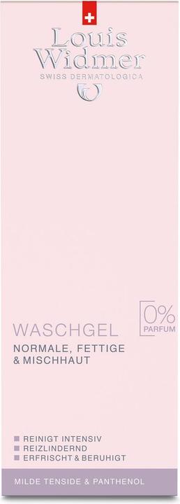 Actual product image Louis Widmer Wash gel unscented (Gel, 125 ml)