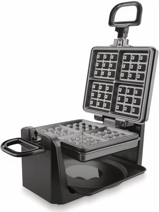 Produktbild Emerio waffle machine, for 4 Belgian waffles, non-stick coating.