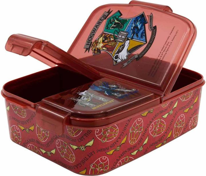 Actual product image Stor Harry Potter Hogwarts' 4 Houses - Lunchbox with compartments