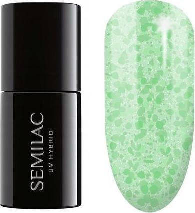 Produktbild Semilac UV-Nagellack Hybrid 494 Gefrorene Pistazien 7ml (494 Frozen Pistachios, Gel-Effekt Nagellack)