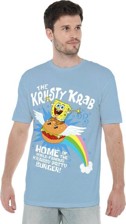 Immagine prodotto Spongebob Squarepants Burger Rider Maglietta Uomo (M)