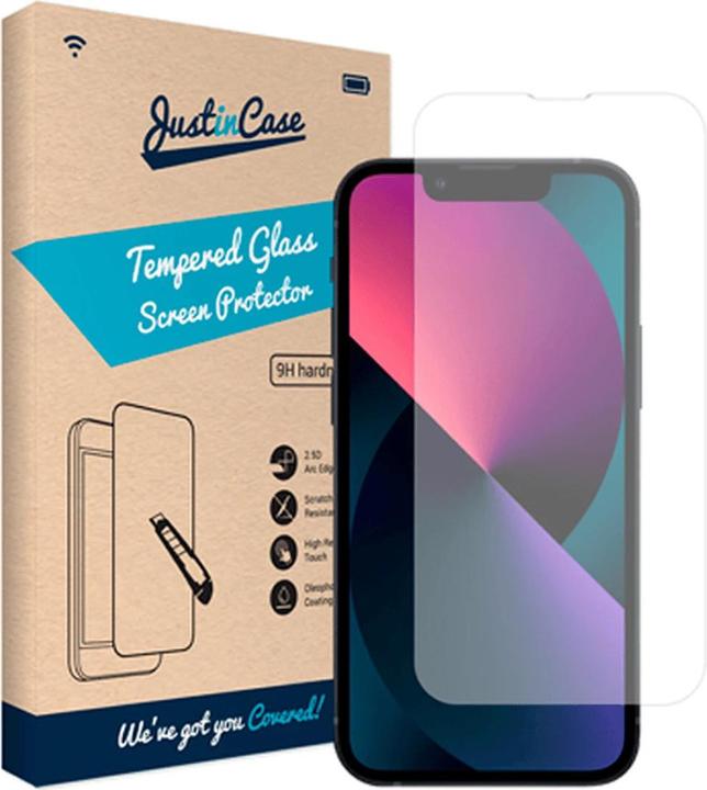 Actual product image Just in Case Tempered Glass Clear Screenprotector Apple iPhone 13 Mini (1 Piece, Apple iPhone 13 mini)