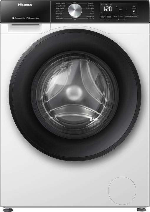 Actual product image Hisense WF3S8043BW3 (8 kg, Left)