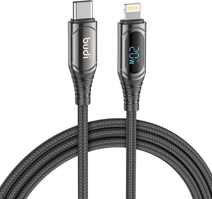 Produktbild Budi iPhone cable 1.5m 20W (black) (1.50 m, 100 W)