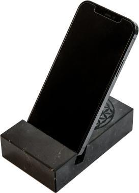Image du produit PranaHaus Support pour téléphone portable en schungite "Fleur de vie
