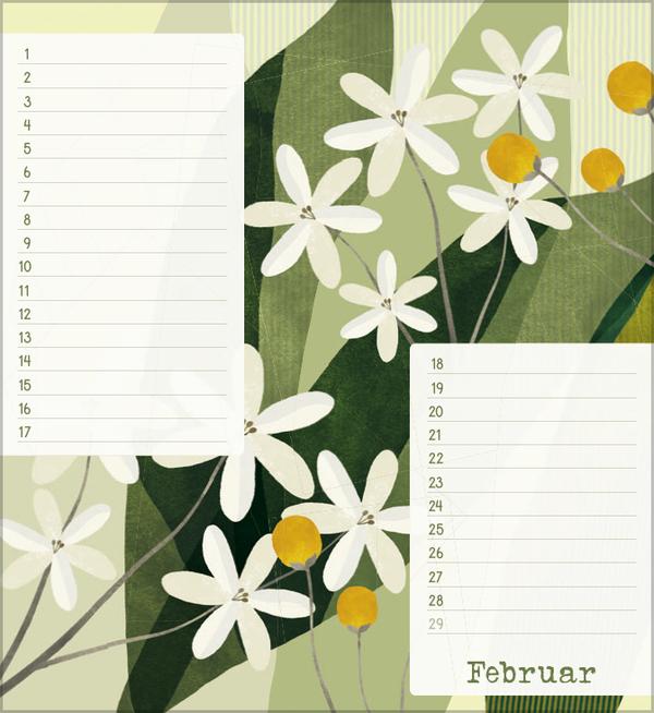 Produktbild Geburtstagskalender Bloom (Deutsch)
