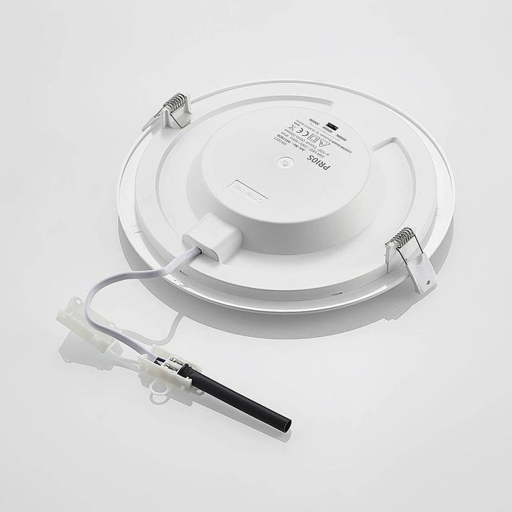 Actual product image Prios Cadance LED recessed lamp, white, 24 cm (1740 lm)